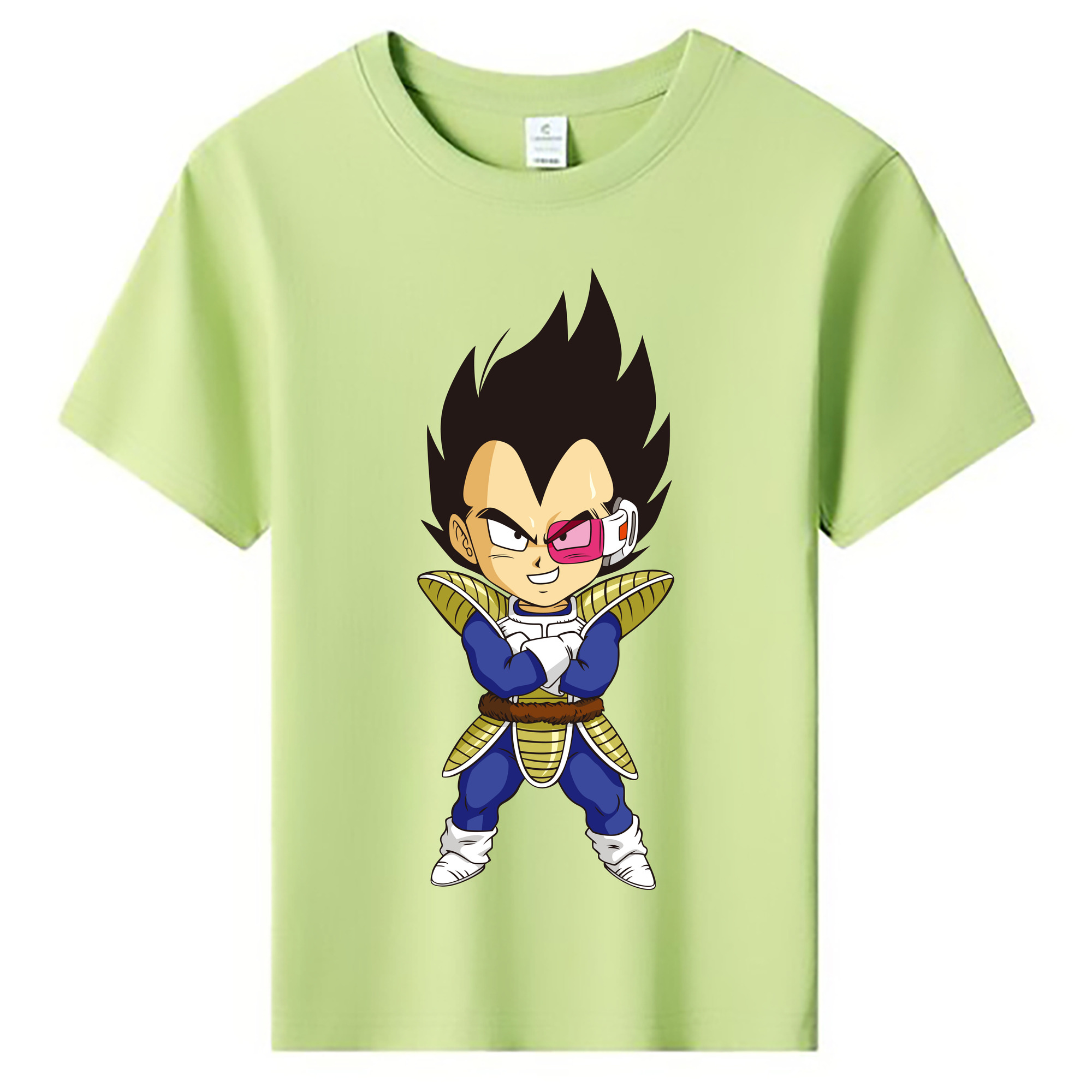 （画像用） ドラゴンボール ベジータ四世（Bejīta Yonsei）DRAGON BALL Vegeta IV 綿100％キッズTシャツ（フロントプリント）